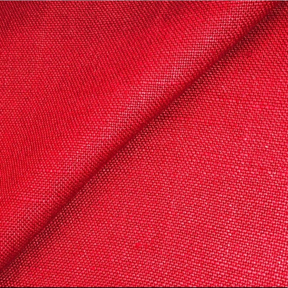 Clarence House Red Luxury Linen
